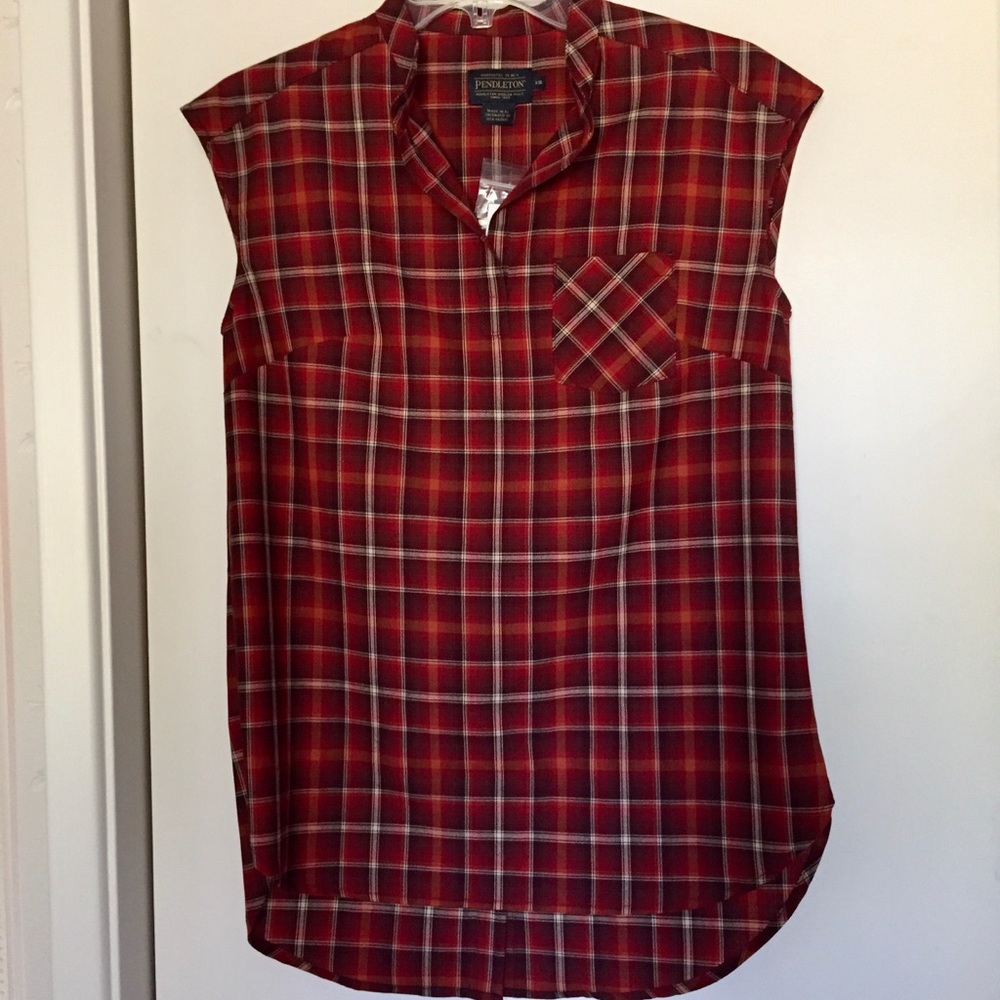 Pendleton wool popover shirt